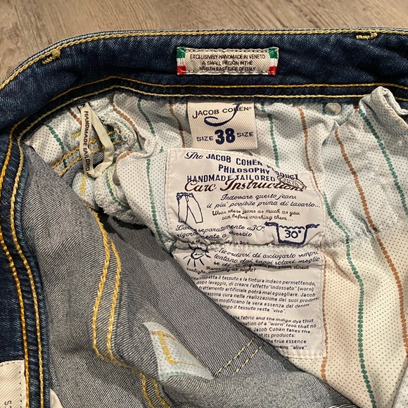 Jacob Cohen Handmade Type 620.C Jeans Men’s Size 38 Made in Italy - Picture 5 of 8